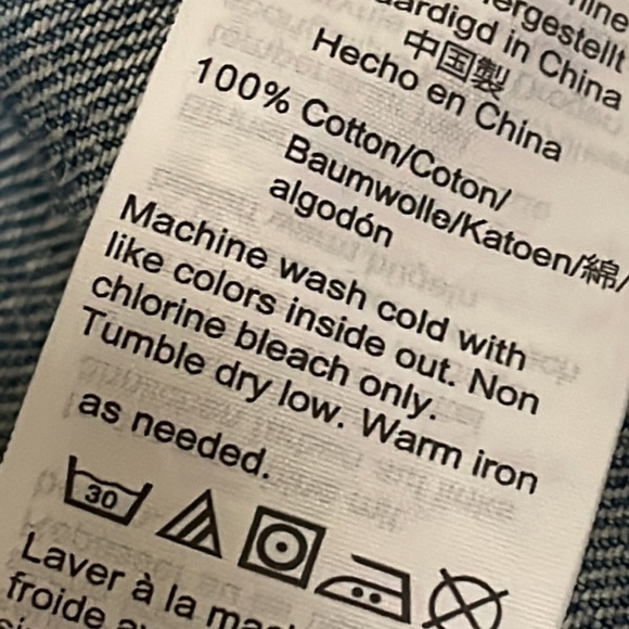 Madewell Oversized Trucker Jean Jacket in Capstone Wash Size XXS - Picture 10 of 12